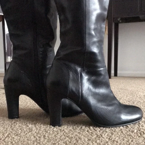 Jo Mercer heel leather boots - Picture 3 of 9